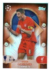 2025-26 Topps Champions League  Leading Legacies 272 Steven Gerrard (Liverpool FC)