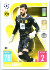 fotbalová kartička 2021-22 Topps Match Attax UEFA Champions 173 Roman Burki Borussia Dortmund