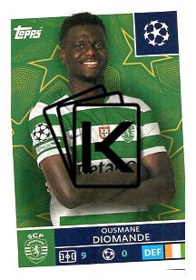 2025-26 Topps Champions League  Sporting CP 413 Ousmane Diomande