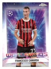 fotbalová kartička 2024-25 Topps Chrome Wonderkids 14 - Francesco Camarda
