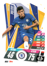 fotbalová kartička Topps Match Attax Champions League 2020-21 CHE16 Christian Pulisic Chelsea FC