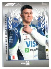2025 Topps Turbo Attax F1 VCARB Rookie Rising HP 260 Isack Hadjar