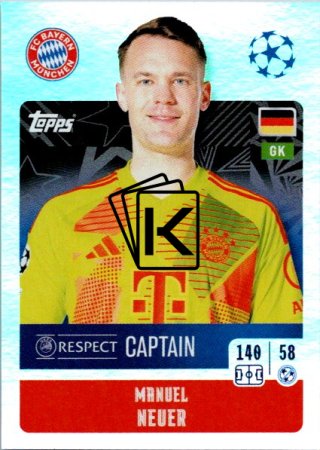 2024-25 Topps Champions League 173 Manuel Neuer (FC Bayern München)