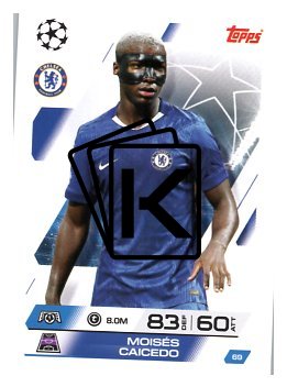 fotbalová kartička 2025-26 Topps Match Attax UCC 69 Moisés Caicedo (Chelsea)