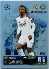 fotbalová kartička 2024-25 Topps Match Attax UEFA Club Competitions 126 Eduardo Camavinga (Real Madrid CF)