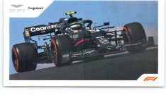 samolepka 2021 Topps Formule 1 Widescreen 92 Sebastian Vettel Aston Martin