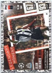 Fotbalová kartička 2023-24 Topps Match Attax UEFA Club Competitions  Legendary Moment 442 Alan Shearer Newcastle United