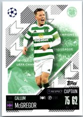 fotbalová kartička 2024-25 Topps Match Attax UEFA Club Competitions 374 Callum McGregor (Celtic FC)  -  Captain