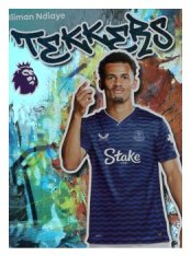 fotbalová kartička 2025-26 Topps  Premier League 144 Iliman Ndiaye (Everton)  -  Tekker