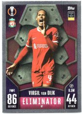 Fotbalová kartička 2023-24 Topps Match Attax UEFA Club Competitions 87 Virgil van Dijk Liverpool