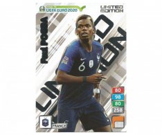 Fotbalová kartička Panini Road To Euro 2020 – Limited Edition -  France - Paul Pogba XXL
