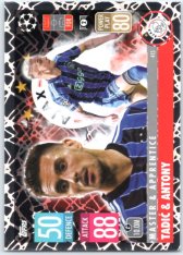 fotbalová kartička 2021-22 Topps Match Attax UEFA Champions League Master & Apprentice 415 Dušan Tadić & Antony AFC Ajax