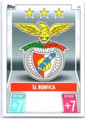 fotbalová kartička 2021-22 Topps Match Attax UEFA Champions League 325 SL Benfica Logo