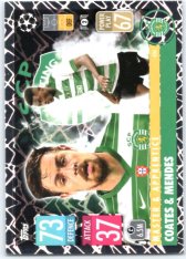 fotbalová kartička 2021-22 Topps Match Attax UEFA Champions League Master & Apprentice 434 Sebastian Coates & Nuno Mendes Sporting Lisabon