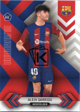 2023-24 Topps FC Barcelona team set Blaugrana BL-8 Aleix Garrido RC