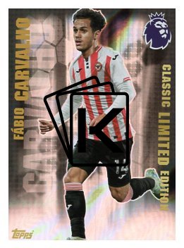 fotbalová kartička 2025-26 Topps  Premier League - Classic Limited Edition LE4 Fábio Carvalho (Brentford)