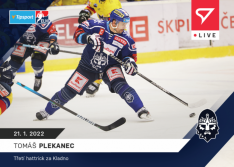Hokejová kartička SportZoo 2021-22 Live L-087 Tomáš Plekanec Rytíři /90