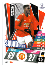 fotbalová kartička 2020-21 Topps Match Attax Champions League Extra Squad Update SU11 Axel Tuanzebe Manchester United