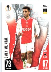 Fotbalová kartička 2023-24 Topps Match Attax UEFA Club Competitions  264 Owen Wijndal AFC Ajax