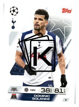 fotbalová kartička 2025-26 Topps Match Attax UCC 9 Dominic Solanke (Tottenham Hotspur)