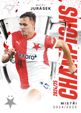 2025-26 SportZoo SK Slavia Praha Champions CH-20 Matěj Jurásek