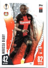 Fotbalová kartička 2023-24 Topps Match Attax UEFA Club Competitions  242 Moussa Diaby Bayer 04 Leverkusen