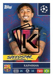 2025-26 Topps Champions League FC Barcelona 192 Raphinha