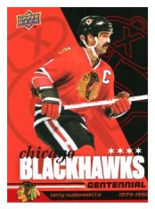 2025-26 Upper Deck Centennial Chicago Blackhawks 57 Terry Ruskowski