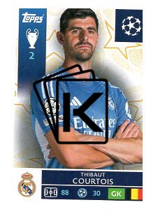 2025-26 Topps Champions League Real Madrid C.F. 384 Thibaut Courtois