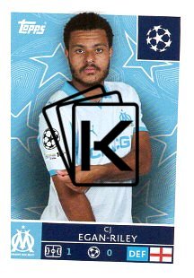 2025-26 Topps Champions League  Olympique de Marseille 344 CJ Egan-Riley