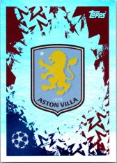 2024-25 Topps Champions League 64 Club Badge (Aston Villa)