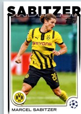 fotbalová kartička 2024-25 Topps UEFA Club Competitions Flagship 137 Marcel Sabitzer Borussia Dortmund