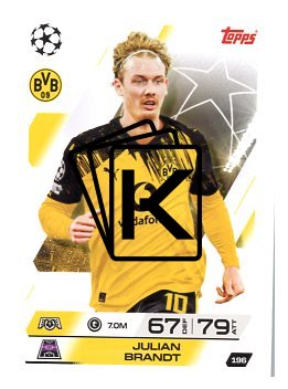 fotbalová kartička 2025-26 Topps Match Attax UCC 196 Julian Brandt (Borussia Dortmund)