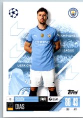 fotbalová kartička 2024-25 Topps Match Attax UEFA Club Competitions 12 Ruben Dias (Manchester City)
