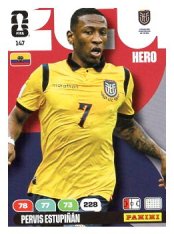fotbalová kartička World Cup 2026 Adrenalyn XL 147 Pervis Estupinan (Ecuador)