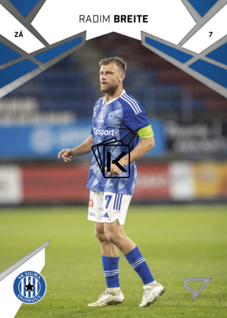 Fotbalová kartička 2024-25 SportZoo Chance Liga Serie 1 SK Sigma Olomouc Radim Breite 113