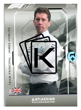 2025 Topps Turbo Attax F1 Williams Racing  84	James Vowels