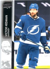 hokejová karta 2021-22 UD Series One 161 Victor Hedman - Tampa Bay Lightning