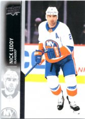 hokejová karta 2021-22 UD Series One 115 Nick Leddy - New York Islanders