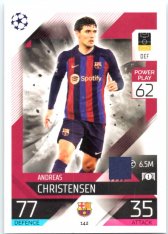 Fotbalová kartička 2022-23 Topps Match Attax UCL 142 Andreas Christensen - FC Barcelona