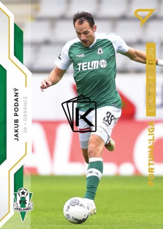 fotbalová kartička SportZoo 2020-21 Fortuna Liga Gold Limited 111 Jakub Podaný FK Jablonec /99