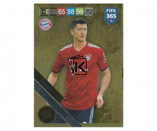 Fotbalová kartička Panini FIFA 365 – 2019 Limited Edition Robert Lewandowski FC Bayern Munchen