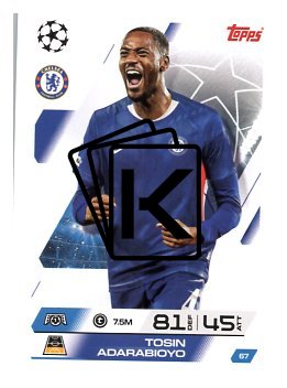 fotbalová kartička 2025-26 Topps Match Attax UCC 67 Tosin Adarabioyo (Chelsea)