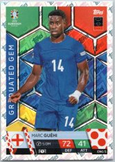 fotbalová karta Topps Match Attax EURO 2024 ENG5 Marc Guéhi (England)  -  Graduated Gem