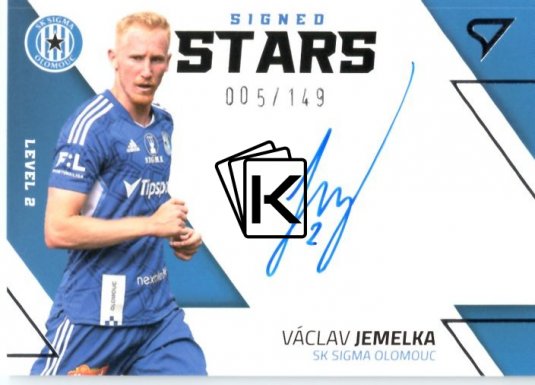 2022-23  Sprotzoo Fortuna Liga Singed Stars Level 2 Václav Jemelka SK Sigma Olomouc