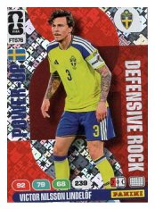 fotbalová kartička World Cup 2026 Adrenalyn XL Defensive Rock  FTS76.  Victor Nilsson Lindelöf (Sweden)