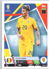 fotbalová karta Topps Match Attax EURO 2024 ROM18 Dennis Man (Romania)