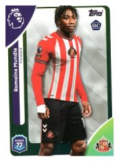 fotbalová kartička 2025-26 Topps  Premier League 354 Romaine Mundle (Sunderland)  -  Rookie