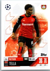 fotbalová kartička 2024-25 Topps Match Attax UEFA Club Competitions 204 Nathan Tella (Bayer 04 Leverkusen)