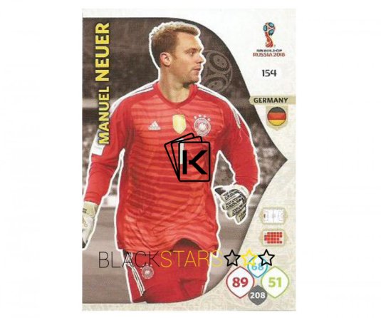 Fotbalová kartička Panini Adrenalynl XL World Cup Russia 2018 Team Mate 154 Manuel Neuer Germany